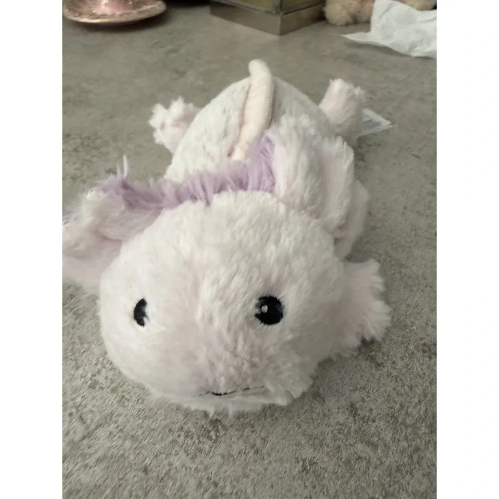 Warmies Cozy Plush - Axolotl Junior Mini Therapy Microwavable Heatable Toy Used‎